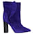 Iro Leather boots Purple  ref.1282554