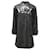 Autre Marque Dolce&Gabbana Nero / Cappotto antipioggia con bottoni sul davanti stampato a pois bianchi Cotone  ref.1282618