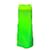Autre Marque Abito canotta in raso verde neon edizioni Kwaidan Poliestere  ref.1282621