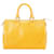 Louis Vuitton Speedy en cuir épi jaune 25 Sac à main Toile  ref.1282633
