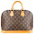 Alma Louis Vuitton Canvas Monogram Looping GM Shoulder Bag Brown Leather  ref.1282634