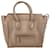 Luggage Céline Mini sac cabas en cuir lisse beige foncé Celine  ref.1282654