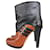 Bally Ankle Boots Brown Black Leather  ref.1282699