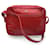 Gucci Vintage Red Textured Leather Shoulder Messenger Bag  ref.1282730