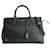 Saint Laurent Cabas Rive Gauche shoulder bag in black leather  ref.1282739