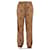 LOUIS VUITTON  Trousers T.fr 40 polyester Brown  ref.1282814