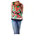 Dolce & Gabbana Multicolour sleeveless floral and polka dot top - size UK 4 Multiple colors Silk  ref.1282852