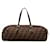 Fendi Brown Zucca Handbag Leather Cloth Pony-style calfskin Cloth  ref.1282891