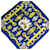 Hermès Sciarpa di seta Hermes Blu Ferronnerie Panno  ref.1282895