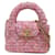 Bolso shopper Kelly de nano tweed rosa de Chanel Paño  ref.1282905