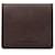 Burberry Brown Leather Coin Pouch Dark brown Pony-style calfskin  ref.1282911