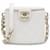 Vanity Chanel Weißer eleganter Kosmetikkoffer mit Kette Leder  ref.1282931