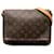 Louis Vuitton Brown Monogram Musette Tango langer Riemen Braun Leder Leinwand  ref.1282941