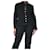 Autre Marque Black buttoned jacket - size UK 16 Cotton  ref.1283065