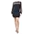 Givenchy Robe noire à manches transparentes ornée de bijoux - taille UK 12  ref.1283066