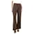 Autre Marque Pantalón recto de pana marrón - talla UK 10 Castaño Algodón  ref.1283075