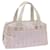 CHANEL Nouveau sac à main Travel Line Nylon Blanc CC Auth bs12339  ref.1283171