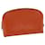 LOUIS VUITTON Epi Pochette Cosmetic Pouch Orange Pimon M40642 LV Auth 66990 Leather  ref.1283219