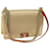 CHANEL Boy Chanel Chain Shoulder Bag Leather Gold CC Auth 67371A Golden  ref.1283223