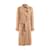 Chanel 16K$ Paris / Dubai Luxuriöser Laufsteg-Trenchcoat Beige Leder  ref.1283407