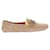 Tod's Leather loafers Beige  ref.1283420