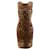 Autre Marque Dolce & Gabbana – Ärmelloses Kleid mit Leopardenmuster in Braun Baumwolle  ref.1283466