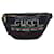 Bolsa de cinto preta com logotipo Gucci Coco Capitan Preto Couro  ref.1283563