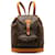 Brown Louis Vuitton Monogram Montsouris MM Backpack Leather  ref.1283573