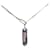 Silberne Halskette mit Dior-Logo-Plattenanhänger Geld  ref.1283587