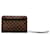 Brown Louis Vuitton Damier Ebene Pochette Saint Louis Clutch Bag Leather  ref.1283620