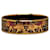 Hermès Pulseira de fantasia marrom Hermes Babylon Lions com pulseira larga esmaltada Metal  ref.1283640