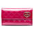 Carteira longa rosa Gucci Guccissima Lovely Heart Couro  ref.1283673