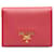 Pink Prada Saffiano Bifold Wallet Leather  ref.1283674