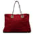 Rote Einkaufstasche aus Canvas von Bottega Veneta Leinwand  ref.1283676