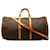 Bandouliere Keepall con monogramma Louis Vuitton marrone 60 Borsa da viaggio Pelle  ref.1283688
