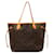 Braune Neverfull MM-Einkaufstasche mit Louis Vuitton-Monogramm Leder  ref.1283689