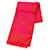 Foulard en soie monogramme rouge Louis Vuitton Foulards  ref.1283730