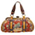 Orange & Multicolor Etro Needlepoint Patterned Handbag Leather  ref.1283736