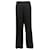 Vintage Noir Chanel Automne/L'hiver 2000 Pantalon Laine Taille FR 46  ref.1283739