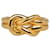 Hermès Gold Hermes Regate Scarf Ring Golden Metal  ref.1283763