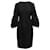Schwarzes Kleid aus Schurwolle von Carolina Herrera, Größe US 10  ref.1283779