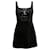 Mini vestido preto LoveShackFancy com laço de veludo tamanho EUA 6  ref.1283784