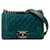 Green Chanel Small Boy Velvet Flap Bag  ref.1283786