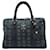 MCM Business Bag Messenger Laptop Bag Black Handle Bag Logo Print  ref.1283831