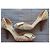 Chanel Pumps Größe 36,5 mit Absatz Mehrfarben Beige Golden - Ansicht 12