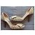 Chanel Pumps Größe 36,5 mit Absatz Mehrfarben Beige Golden - Ansicht 4