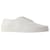 Lace Up Sneakers - Maison Kitsune - Cotton - White  ref.1283865