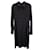 Vestido camisa Joseph Midi em lã preta Preto  ref.1283887