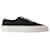 Autre Marque Lace Up Sneakers - Maison Kitsune - Cotton - Black  ref.1283903