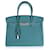 Hermès Hermes Verso Vert Bosphore & Bleu Ocean Togo Birkin 30 PHW Blue Leather  ref.1283928